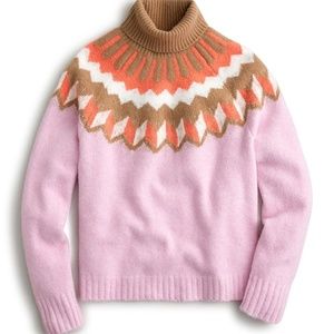 J.Crew Fair Isle Turtleneck Sweater WORN ONCE